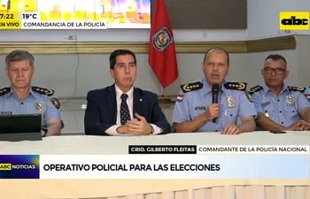 Video: Operativo policial para las elecciones