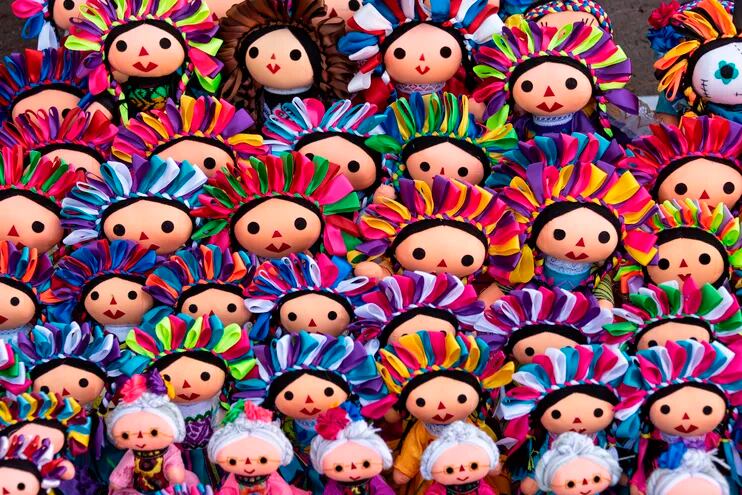 Muñecas Lele de México. En idioma otomí Lele significa bebé. Hoy, la embajada de Mexico en Paraguay abrirá muestra de muñecas como parte de los festejos de los 140 años de relaciones diplomáticas entre ambos países.