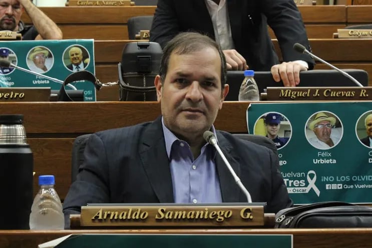 El diputado oficialista Arnaldo Samaniego presidiríá la Comisión Bicameral de Presupuesto para el estudio del PGN 2023.