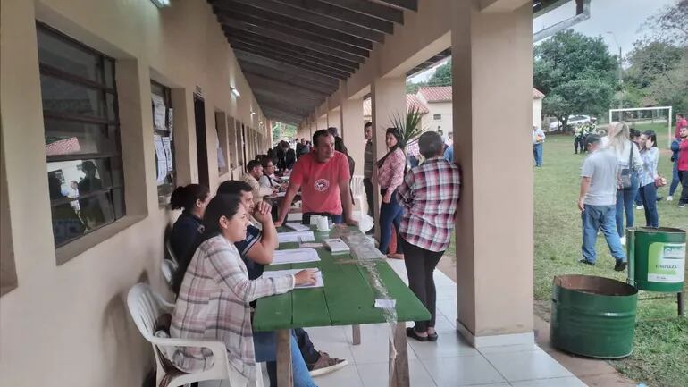 Elecciones complementarias en Sapucai, departamento de Paraguarí.