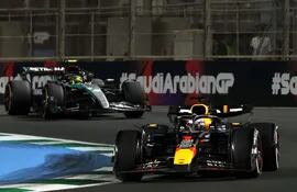 El neerlandés Max Verstappen, ganador del Gran Premio de Arabia Saudita