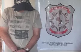 Edgar Enrique Silva, de 48 años, fue detenido por supuesto hecho de estafa en la ciudad de San Ignacio, Misiones.