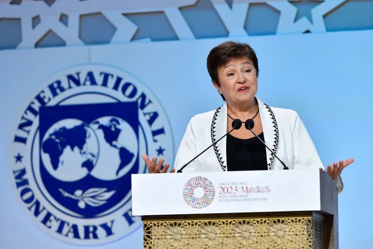Kristalina Georgieva, directora general del FMI.  (EFE)