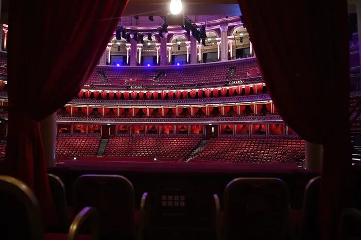 Vista del interior del Royal Albert Hall, que cuenta con una capacidad para 6.000 espectadores.