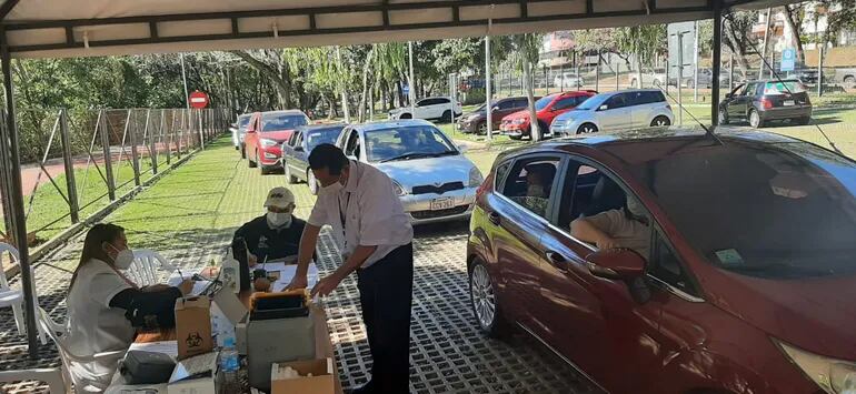 Un intenso movimiento de vehículos se registra casi a diario en el único autovac habilitado actualmente en el Alto Paraná.