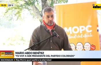 Abdo: yo voy a ser presidente del Partido Colorado