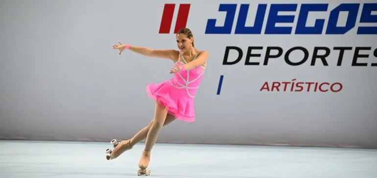 La patinadora Georgina Sosa Trigo se llevó la medalla de oro en la modalidad Solo Dance en los II Juegos Sudamericanos de Deportes sobre Ruedas.