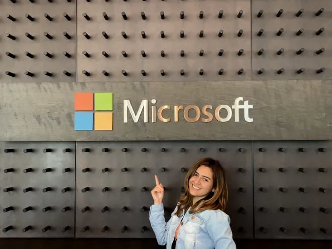 Diana Vicezar Torres en Microsoft.