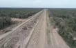Una de las cinco pistas clandestinas allanadas ayer en el Chaco.