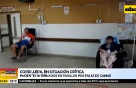 Cordillera: pacientes son internados en pasillos del Hospital de Caacupé