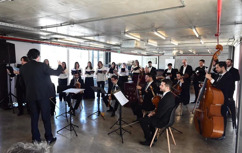 El Bach Collegium de Asunción ofreció ayer un emotivo concierto en el Sitio de Memoria y Centro Cultural 1A-Ykuá Bolaños.