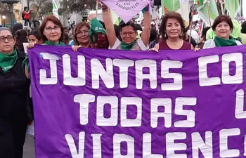 Marcha feminista Perú.