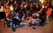 La policía rusa detuvo a más de 1.000 manifestantes durante las protestas en Moscú.  (AFP)