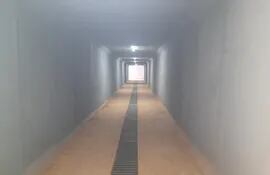 El túnel peatonal se construyó a pedido de chiperas, según MOPC.