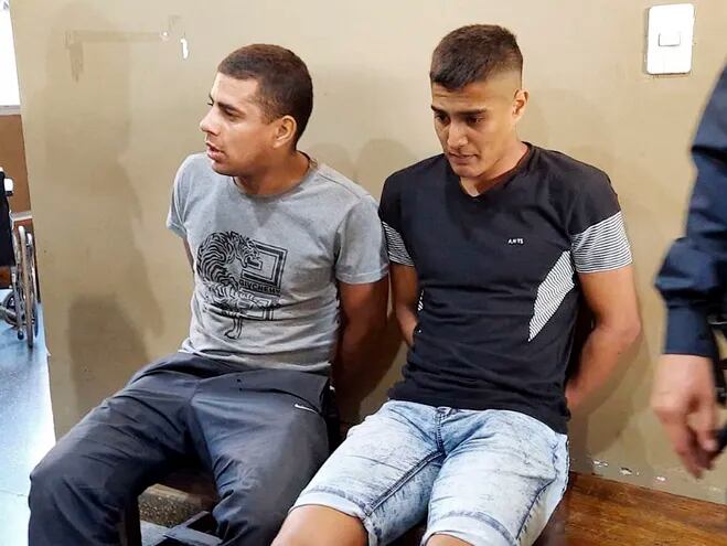 Los hermanos Claudio y Tomás Barrios Carballo, quienes protagonizaron los violentos ataques a los policías.