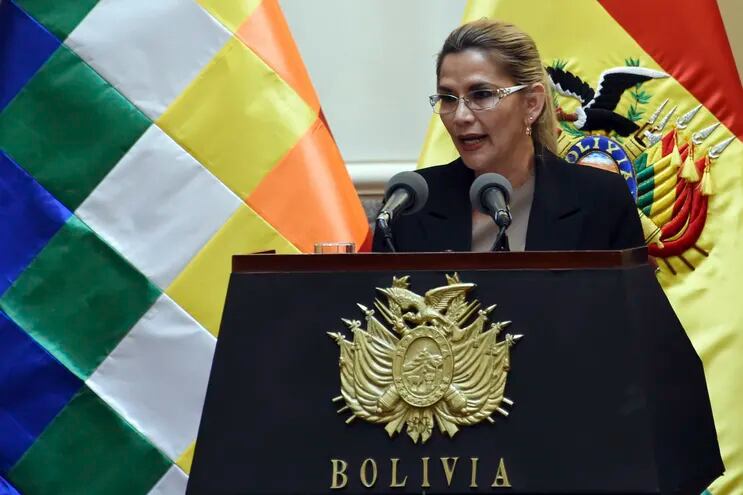 Expresidenta boliviana Jeanine Áñez.