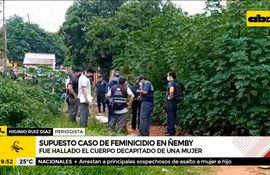 Supuesto nuevo caso de feminicidio en Ñemby