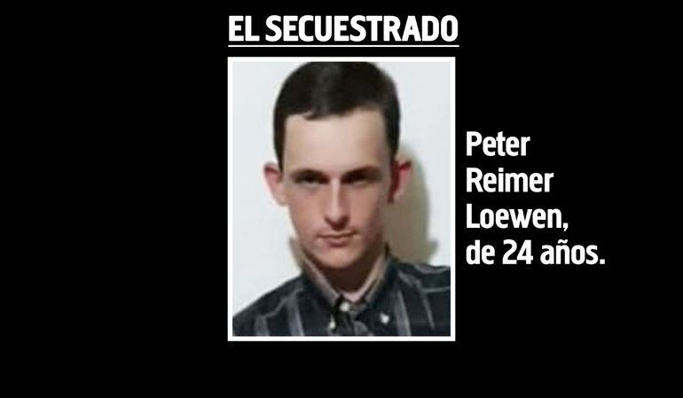 Peter Reimer Loewen fue secuestrado por el EPP el 6 de diciembre y liberado este 14 en horas de la mañana.