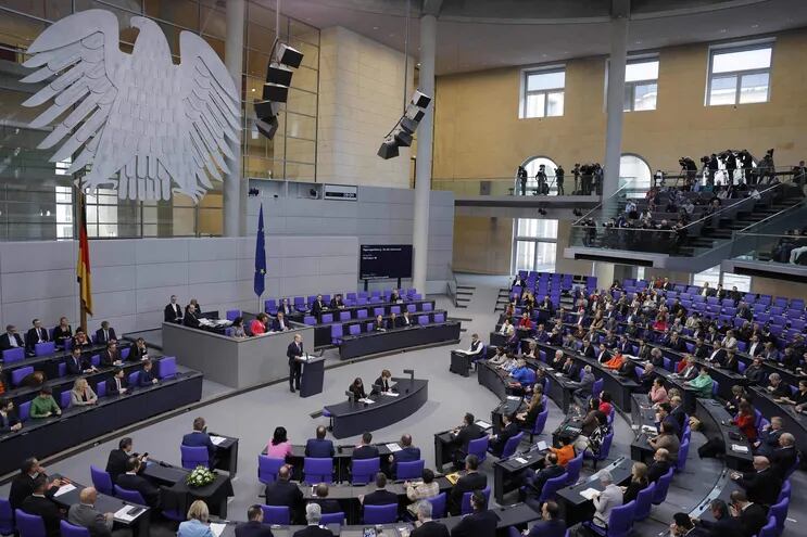 Vista del  Bundestag (Photo by Odd ANDERSEN / AFP)