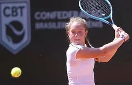 María Luján Alegre buscará dejar el título de dobles en casa.