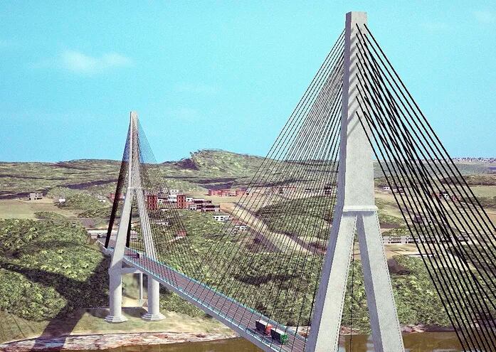 Proyecto de segundo puente con el Brasil.