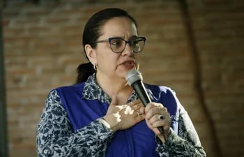 Ana García, esposa del expresidente de Honduras Juan Orlando Hernández (2014-2022).