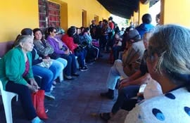 Muchas personas accedieron al  servicio médico en Tacuaras.
