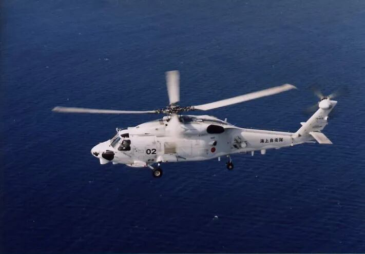 Una foto de archivo sin fecha muestra un helicóptero SH-60K de la Fuerza de Autodefensa Marítima de Japón.