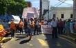 Los "Estafados por Mocipar" se manifestaron frente al Ministerio de Urbanismo y ante la sede del Ministerio Público.