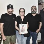 Jesús Ruíz Díaz, Karina Palleros, Alfredo Quiroz y Jorge Sáenz.