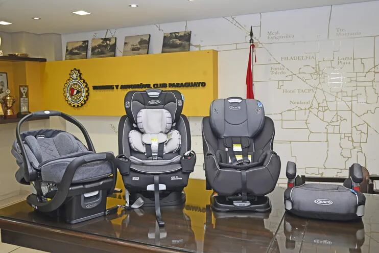 Desde el Touring y Automóvil Club Paraguayo recalcan la importancia de contar con una silla de retención segura en el vehículo.