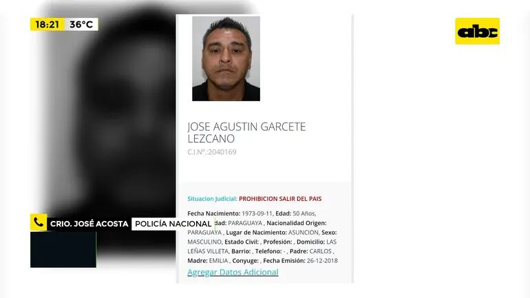 Sospechoso de feminicidio en Pedro Juan Caballero, se entregó en comisaría de Limpio