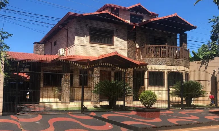 La residencia del ex fiscal Hugo Vázquez Figueredo, quien dijo que se encuentra en pobreza extrema para recibir asistencia pública.