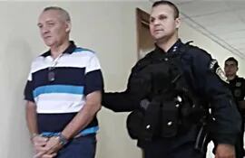 Anastasio Mieres Burgos, condenado a 25 años de cárcel más 10 años como medida de seguridad por el secuestro y muerte de Cecilia Cubas.