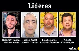 Los líderes de la organización criminal dedicada al tráfico de drogas, que fue desmantelada con el operativo "A Ultranza Py".