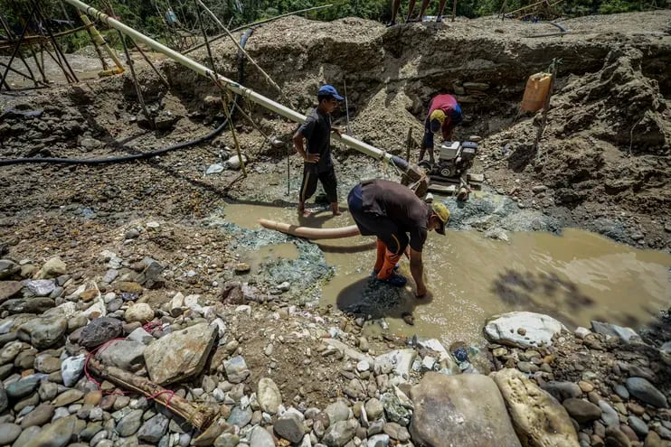 Minería ilegal en Venezuela. Imagen de referencia.