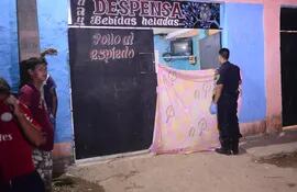 Presunto caso de feminicidio en Santa Lucía.