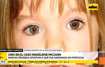 Paraguay habría colaborado en esclarecimiento del caso Madeleine McCann