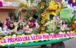 Carroza alegórica por la primavera en el desfile por el festejo de la juventud y bienvenida a la primavera de San Juan Bautista, Misiones