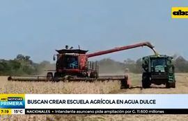 Buscan crear escuela agrícola en Agua Dulce, Chaco