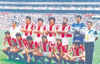 El "gato" Fernández, Roberto Cabañas  y Romerito formaban parte de la albirroja en el Mundial de México 86.