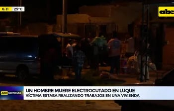 Un hombre murió electrocutado en Luque