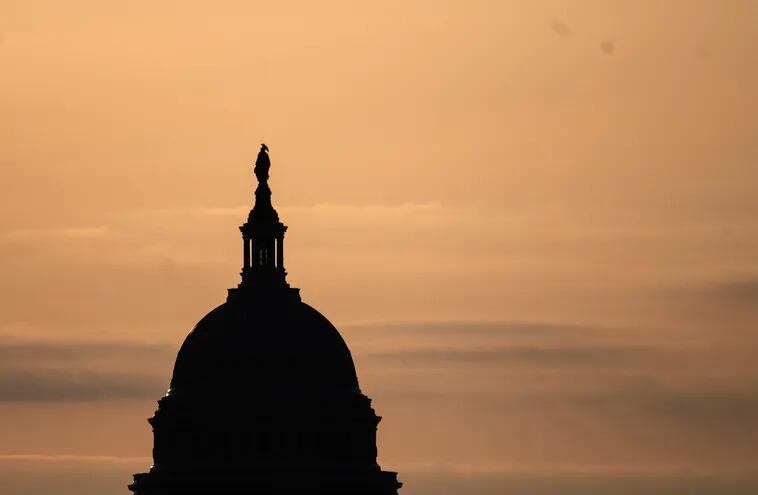 La cúpula del Capitolio de Washington, sede del Congreso de los Estados Unidos.