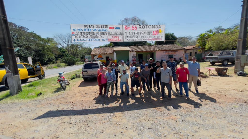 Pobladores de Eusebio Ayala exigen la construcción de una rotonda. 