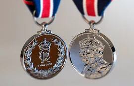 Medallas de coronación de la Reina Isabel II.