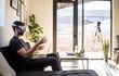 Gavin Menichini utiliza una serie de aplicaciones -entre ellas Immersed- que incluye realidad virtual para sus reuniones.