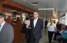 Mario Ferreiro, hoy en el Juzgado de Asunción.