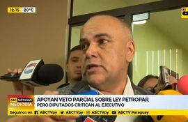 Apoyan veto parcial sobre ley Petropar