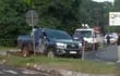 Camioneta de la pareja de médicos paraguayos que protagonizó un accidente fatal en Foz de Iguazú.