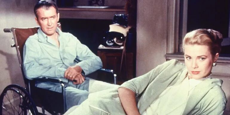 James Steward y Grace Kelly protagonizan la película "La ventana indiscreta", que se proyectará en el ciclo de clásicos de Cine de barrio.